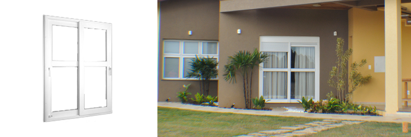 Aplicação da Janela-porta